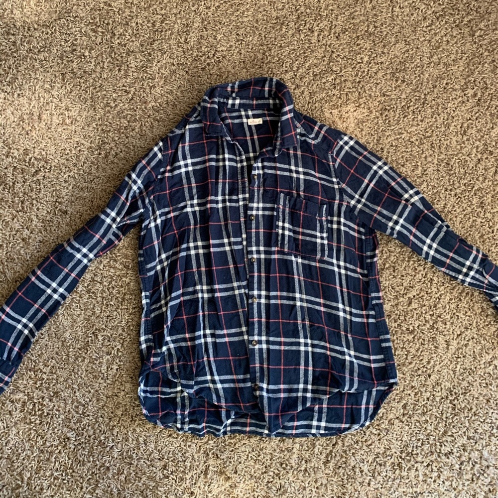 hollister plaid flannel
